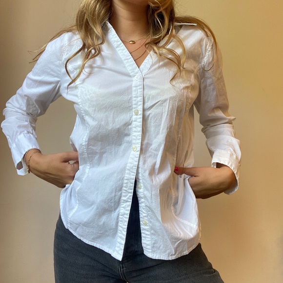 White Button Up - Picture 1 of 8